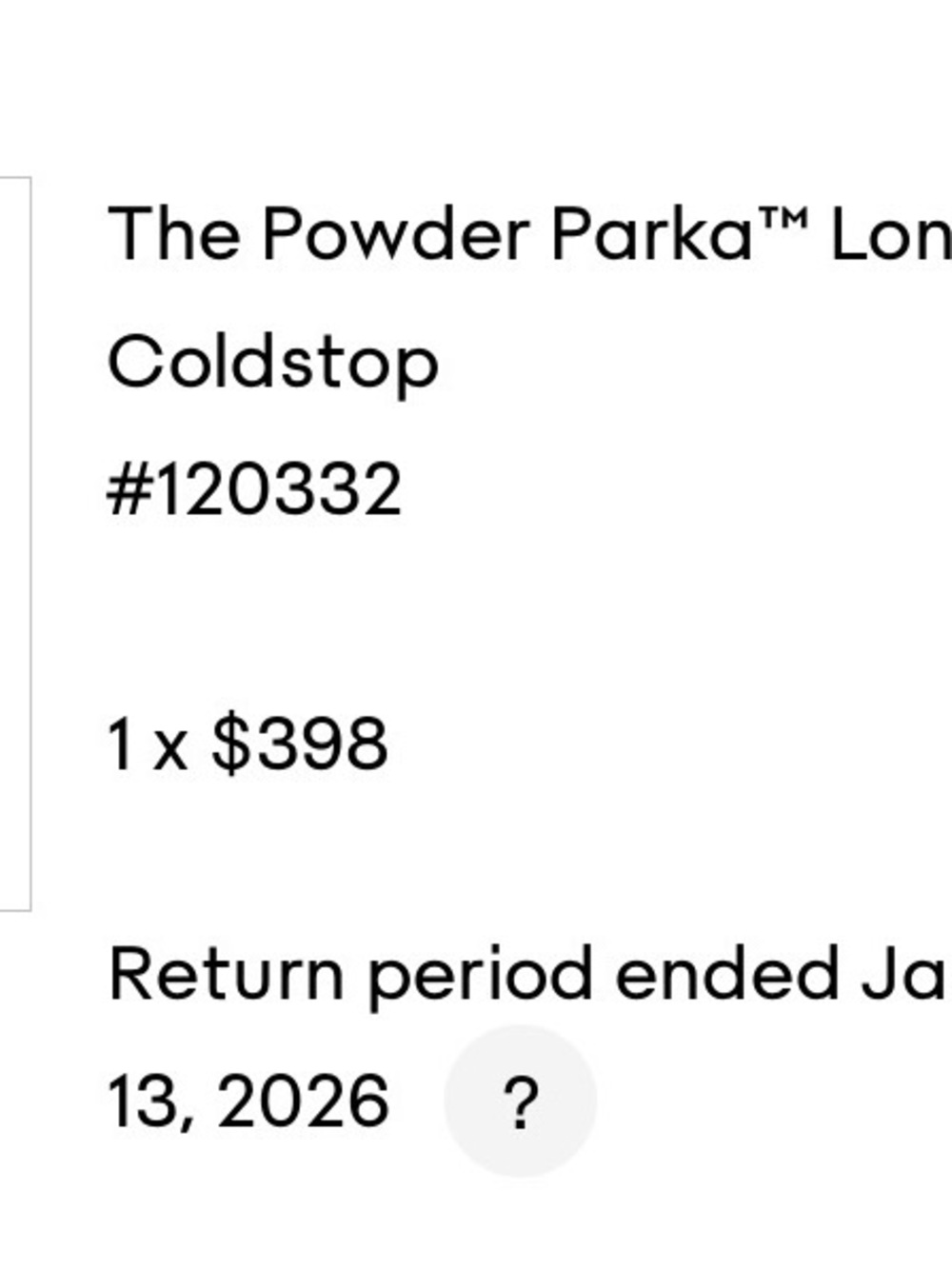 Powder Parka Coldstop - Picture 3 of 3